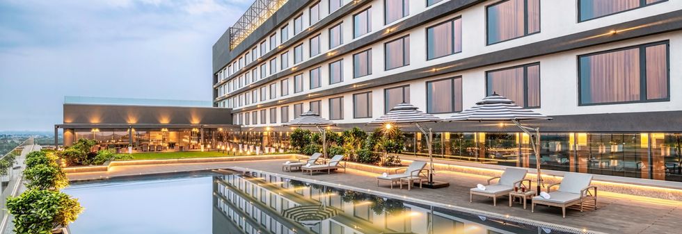 Luxury Hotel Pool at Vivanta Bhubaneswar
