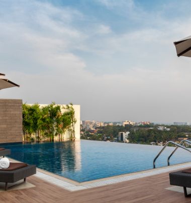 Outdoor Pool Area at Vivanta Thiruvananthapuram