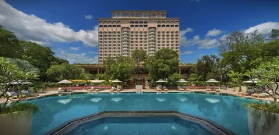 Outer View with Pool of Taj Mahal, New Delhi - Banner Image