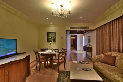 Interior View of the Room at Taj Krishna