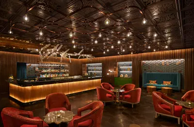 Taj AMER's Stylish Bar Setting in Jaipur