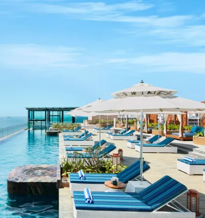 Outdoor Sea View Pools - Taj Cidade de Goa, Horizon