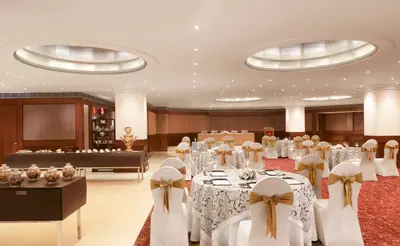 Inside View of the Banquet Hall - Taj Krishna