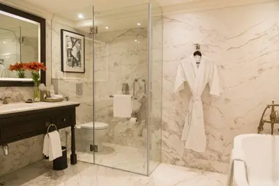 Well-appointed bathroom at Taj Bengal, Kolkata