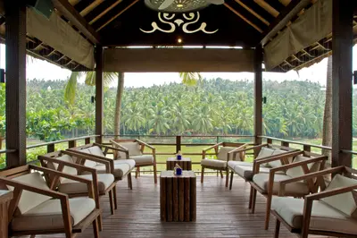 Dining Space at Taj Green Cove, kovalam