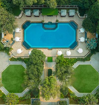 Lush Green Environs - Taj Mahal, New Delhi