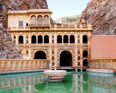 Galtaji Temple near Rambagh Palace, Jaipur