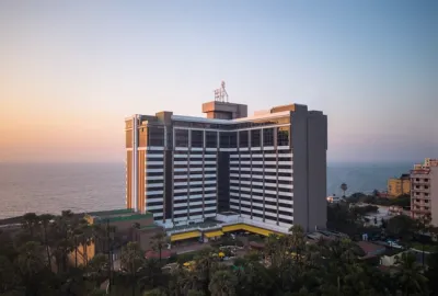 Majestic facade of Taj Lands End