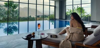 Pool View of Taj Chia Kutir Resort & Spa, Darjeeling - Banner Image