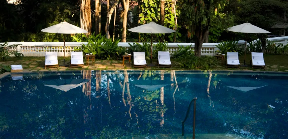 Opulent Pool View of Taj West End, Bengaluru - Banner Image