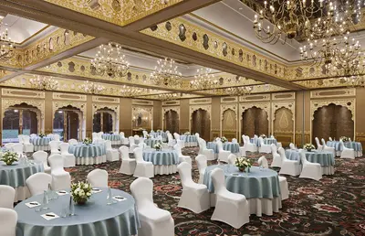 Elegant wedding venue at Sawai Man Mahal, Jaipur