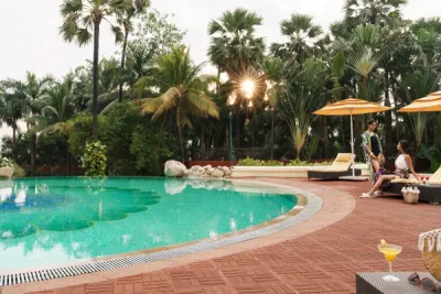 Swimming Pool Area at Taj Lands End