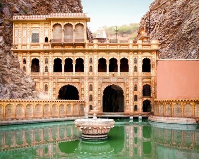 Galtaji Temple near Sawai Man Mahal, Jaipur