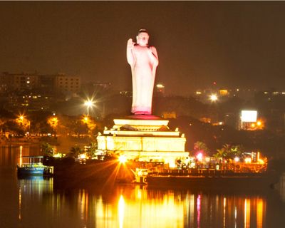 Hussain Sagar Lake - Near Taj Falaknuma Palace, Hyderabad