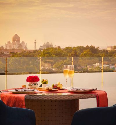 Champagne Breakfast at Taj Hotel & Convention Centre, Agra