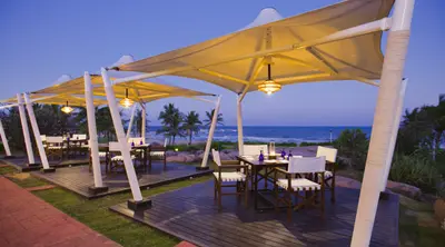 Outside Luxury Dining at Upper Deck - Taj Fishermans Cove, Chennai