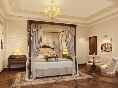 Lavish Bedroom of Taj Usha Kiran Palace