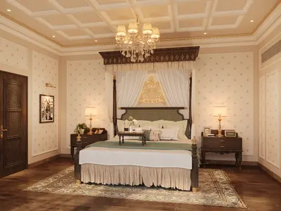 Luxurious Bedroom - Taj Usha Kiran Palace