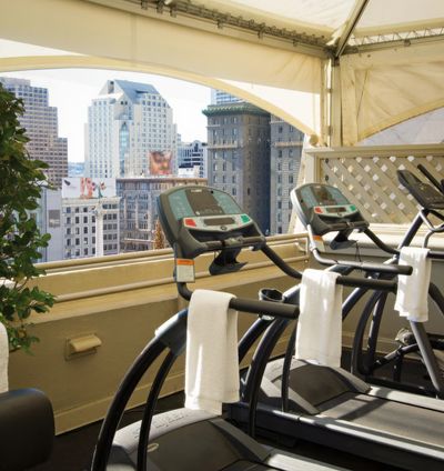 24-Hour Open-Air Fitness Terrace - Taj Campton Place, San Francisco