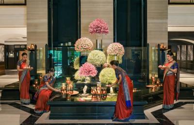 Warm Welcome at Taj Lands End, Mumbai