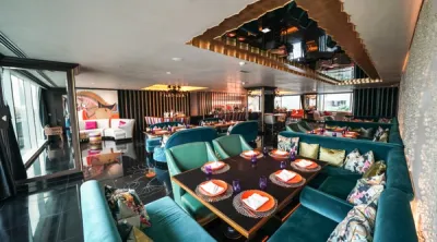 Luxury Interior View of Bombay Brasserie at Taj Dubai