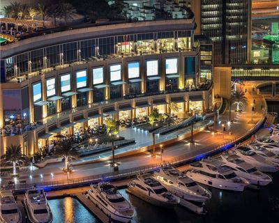 Dubai Marina Mall near Taj Jumeirah Lakes Towers