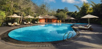 Outside Pool Area - Taj Corbett Resort & Spa