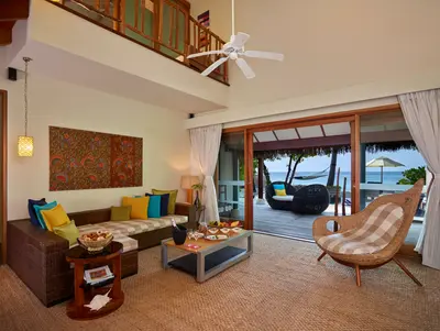 Luxury Living Room at Taj Coral Reef Resort & Spa, Maldives