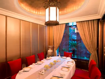 Dining Area for Guests at Taj Krishna