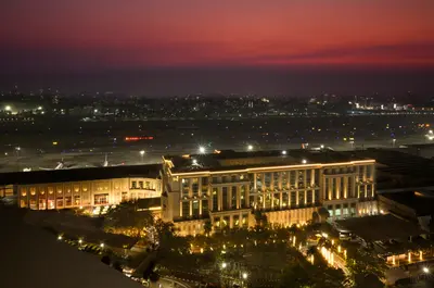 Overhead Night View of Taj Santacruz - 5-Star Hotel in Mumbai