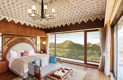 Rooms and Suites with Mountain View at Taj Aravali Resort & Spa, Luxury Resort in Udaipur 