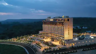 Exterior view of Taj Lakefront, Bhopal during the day