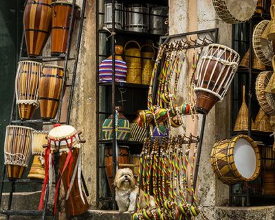 Flea Market near Taj Cidade de Goa, Heritage