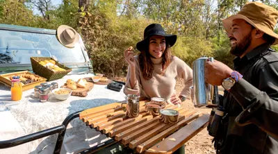 Bonnet Breakfast - Dining Experience at Banjaar Tola, Kanha National Park 