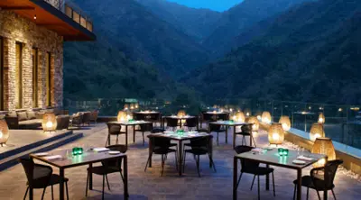 Sleek design at Rockflour - Taj Rishikesh