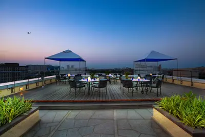 Outdoor Dining Area at Taj Club House, Chennai