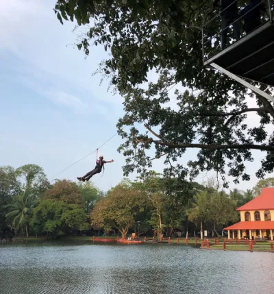  Zip Line - Experiences at Taj Kumarakom Resort & Spa