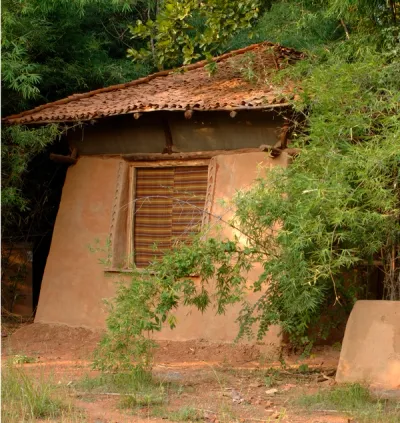 Mud Cottages at Taj Mahua Kothi