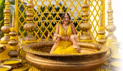 Haldi - Luxury Wedding at Taj hotels