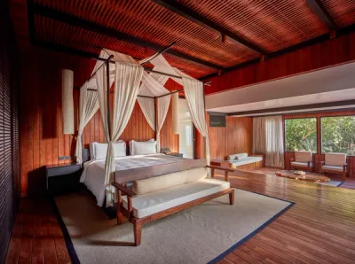 Daytime Ambiance of Room with Elegant Lighting - Taj Exotica Resort & Spa, Andamans