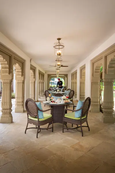 Dining Room with Chairs - Taj Usha Kiran Palace