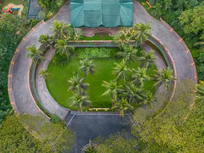 Stunning Overhead View - Taj Exotica Resort & Spa & Goa Beach