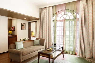 Luxurious Guest Room with Elegant Decor and Plush Furnishings - Taj Mahal, Lucknow