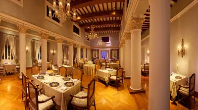 Celeste - Italian Café at Taj Falaknuma Palace, Hyderabad