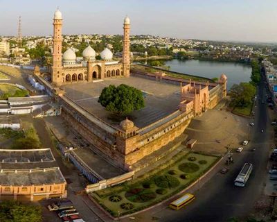  Historic Monuments – Taj Ul Masjid near Taj Lakefront, Bhopal