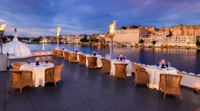 Al fresco dining experience at Bhairo - Taj Lake Palace, Udaipur