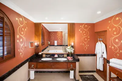 Impressive Bathroom at Taj Exotica Resort & Spa, Goa