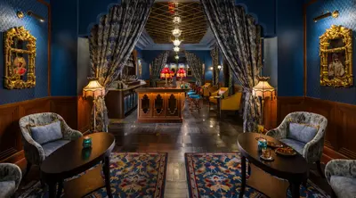 Aesthetic Interior View of Bada Bar - Taj Usha Kiran Palace, Gwalior