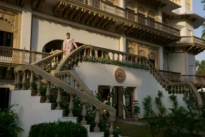 Staircase of Taj Usha Kiran Palace