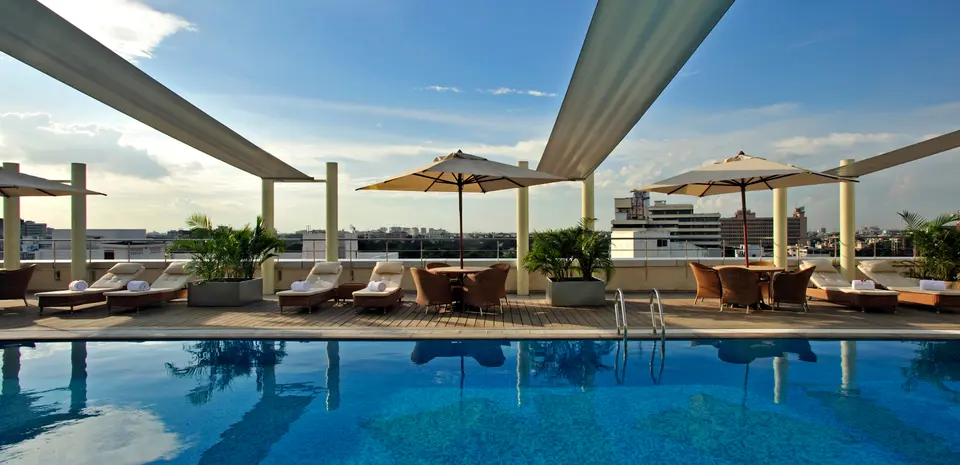 Roof Swimming Area at Taj Club House, Chennai - Banner Image